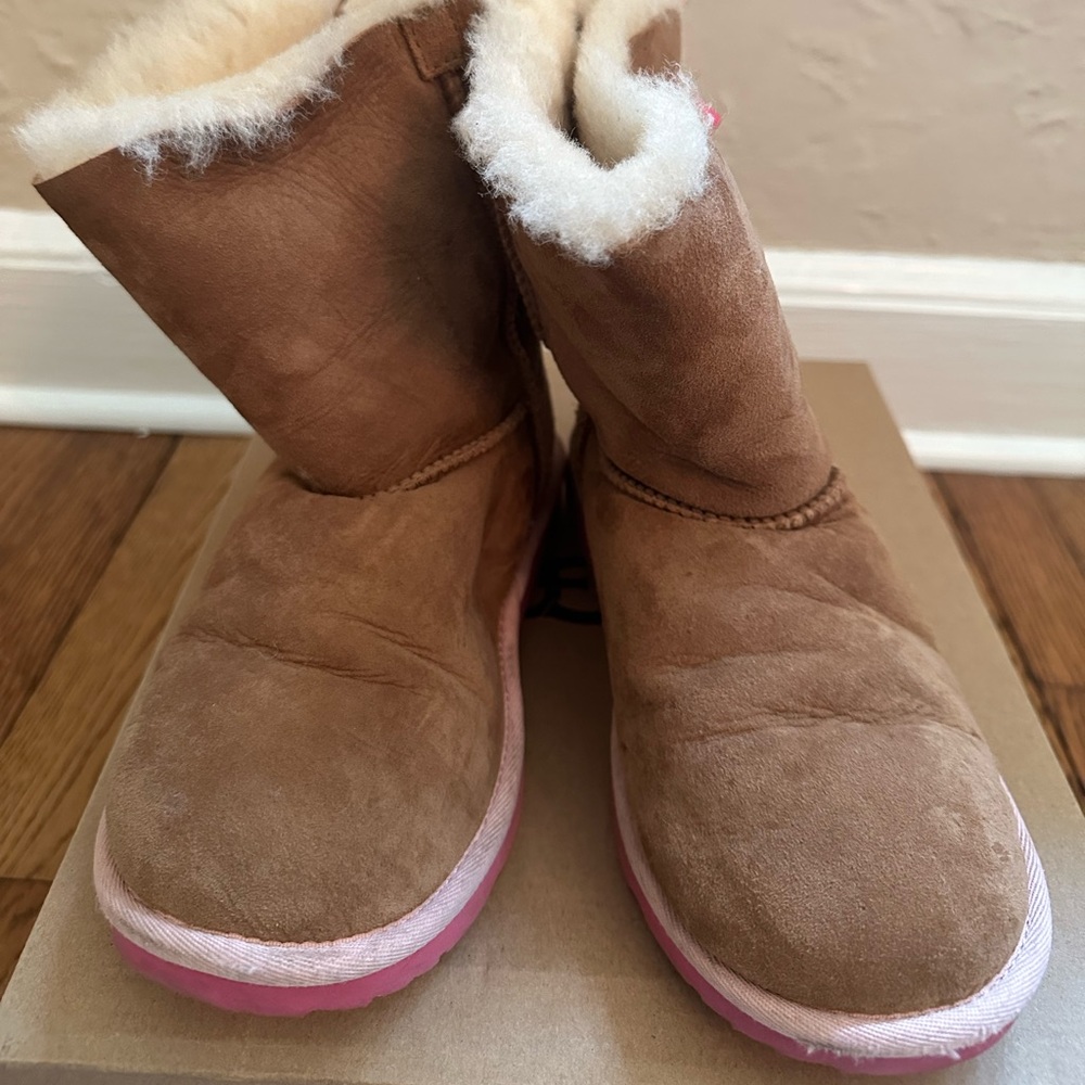 UGG Cream Shearling Boots